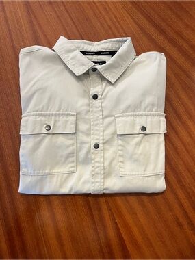 All Saints Beige Lightweight Utility Shirt Jacket for Kids